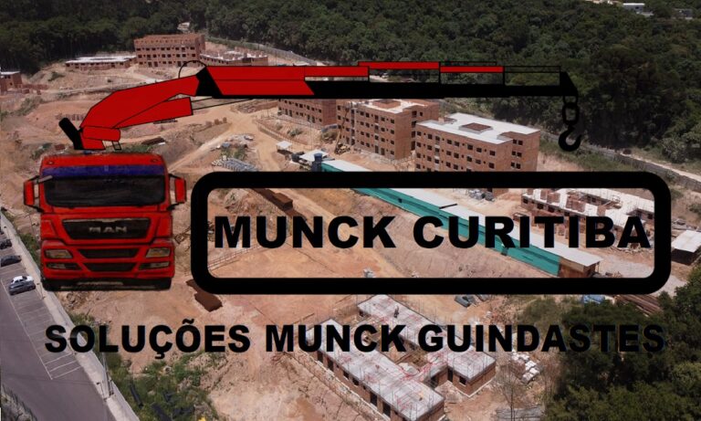 Munck Curitiba segurança e agilidade para operações que exigem precisão na elevação e deslocamento de equipamentos pesados.